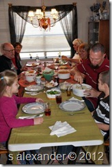 Christmas Dinner at Colleen's 2012