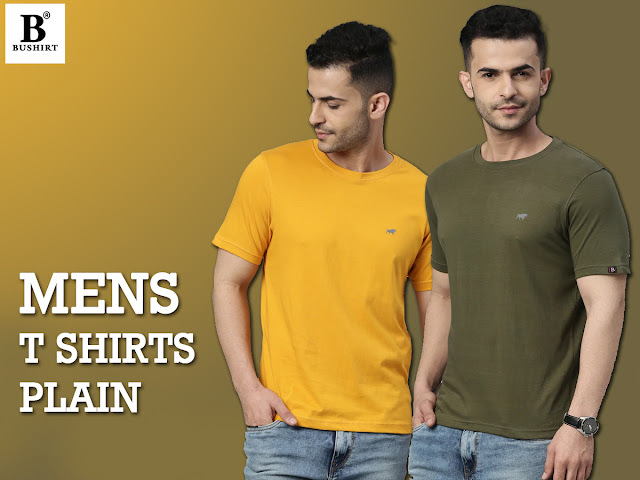 mens t shirts plain