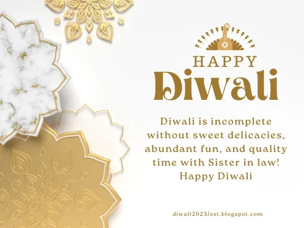 Diwali Wishes for Sister-in-Law