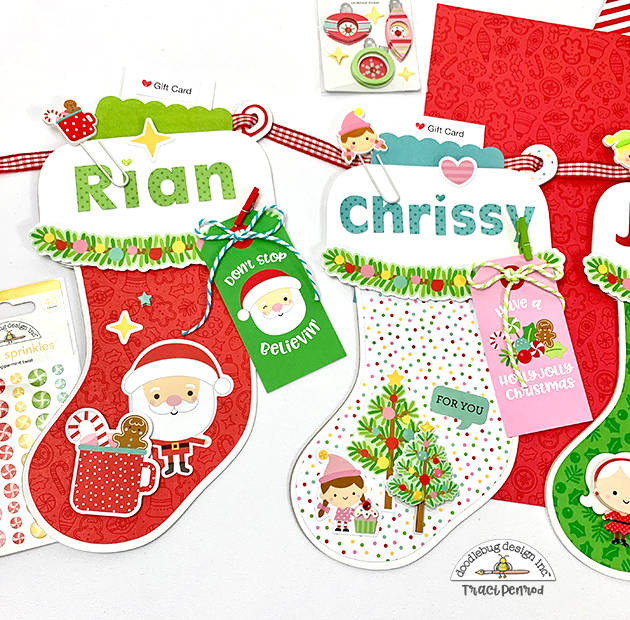 Gift Card Holder Christmas Stocking Banner