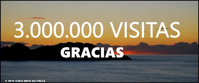 Resultado de imagen para GRACIAS A LOS 3.OOO.000 DE VISITAS