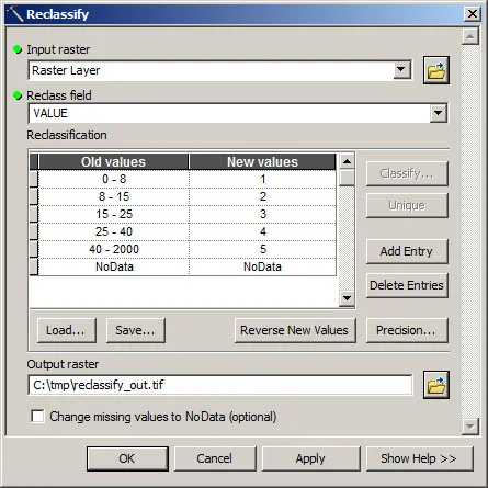 Pengaturan tool pada modelbuilder