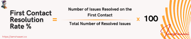 How to calculate First Contact Resolution Rate 'FCR'