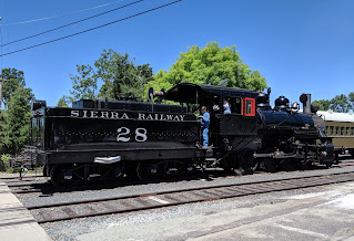 Engineers move the engine to the opposite side of the passenger cars.