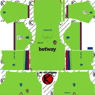  and the package includes complete with home kits Baru!!! Levante UD 2018/19 Kit - Dream League Soccer Kits