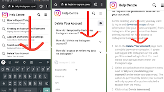 Instagram account Permanently delete kaise kare