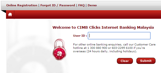 Register For Www Cimbclicks Com My Cimb Credit Card Login Malaysia Login My Page