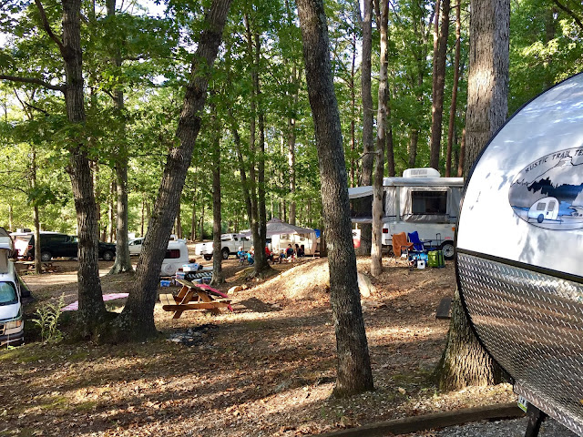tiny trailer camping at Jomeokee Park
