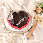 Heart Shaped Pinata Cake