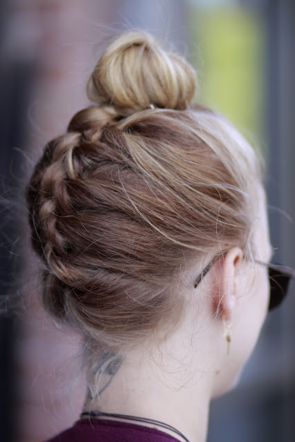 Seattle Street Style Fashion Kaleidoscope Vision Upside Down French Braid