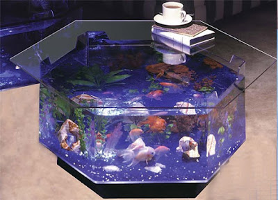 36 Model Meja  Aquarium  Modern dan Tampil Beda Rumahku Unik