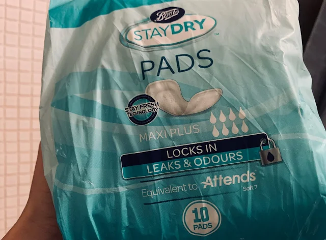 A packet on incontinence papers