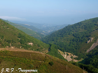 Valle de Pola de Allande desde La Marta