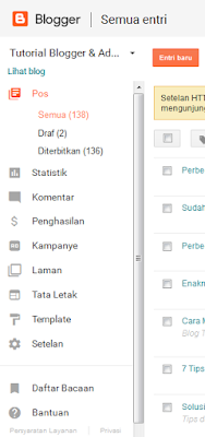 Inilah Tampilan Dashboard Blogger Terbaru 2016, Lebih Simple, Keren dan Powerfull !!