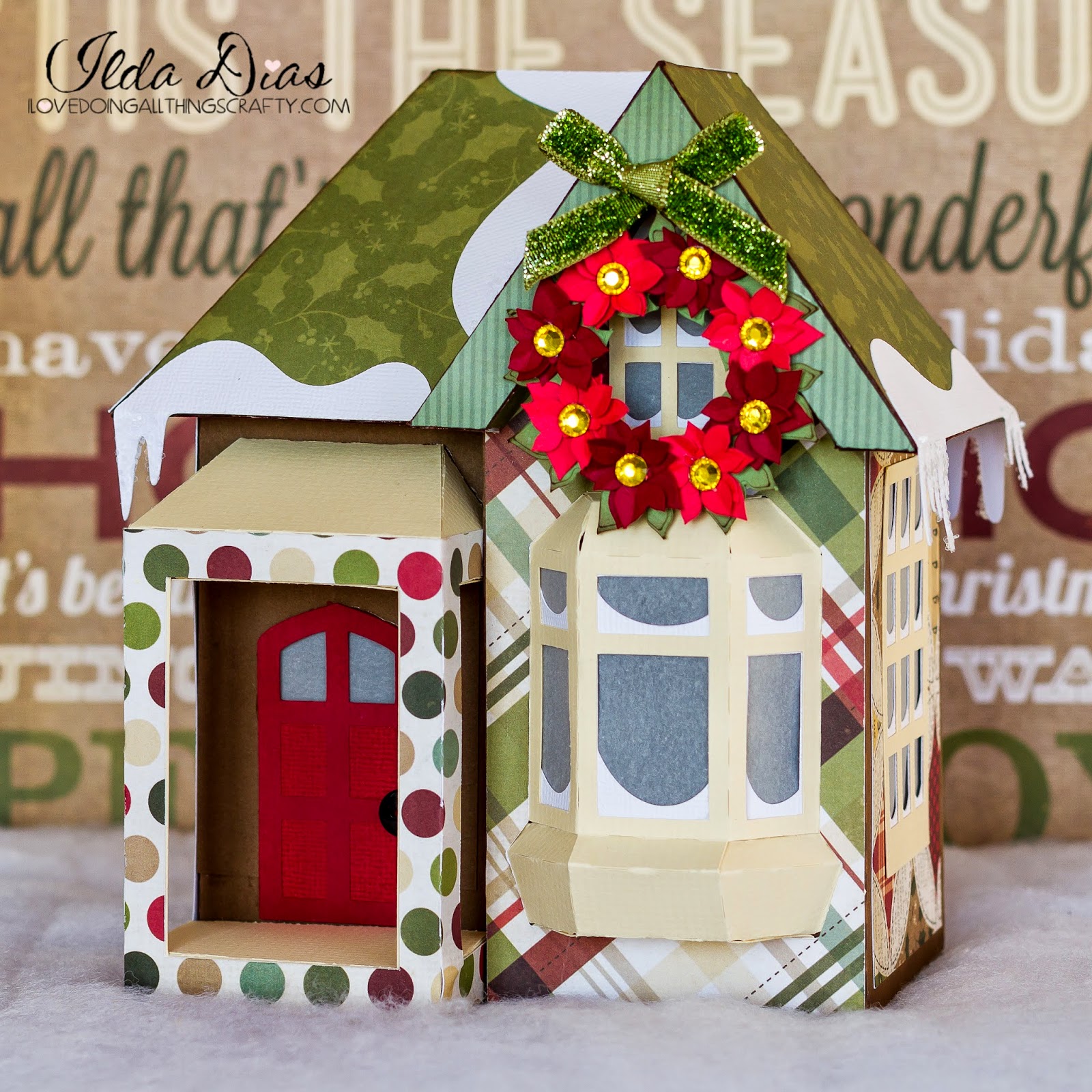 Download I Love Doing All Things Crafty: 3D Snowy House Box