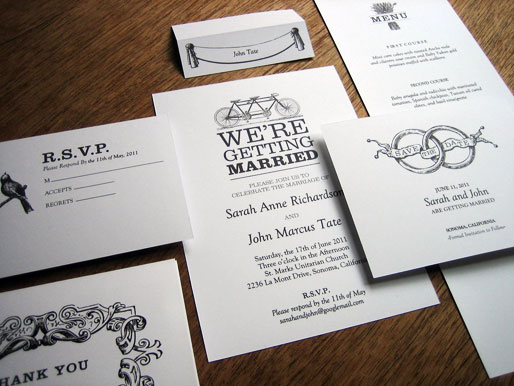 black and white wedding program ideas