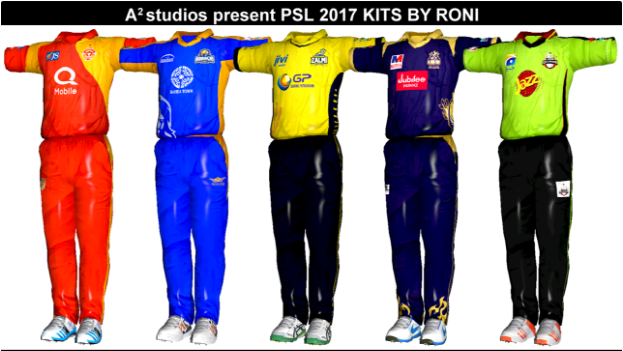 Pakistan Super League 2017 HD Kits For EA Sports Cricket 07 Free Download