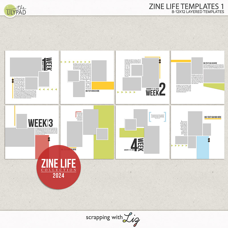 Zine Life Templates 1