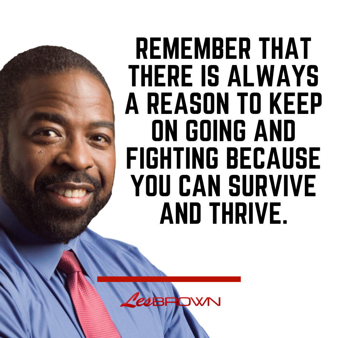 [BEST] 100 Inspirational Quotes by Les Brown