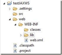 jbossws initial project structure