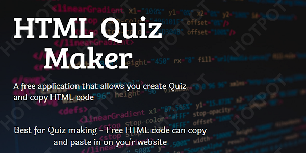 HTML Quiz Generator - HTML MCQ Exam Generator For Blogger