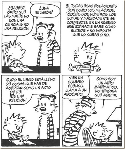 calvin matematica ateo