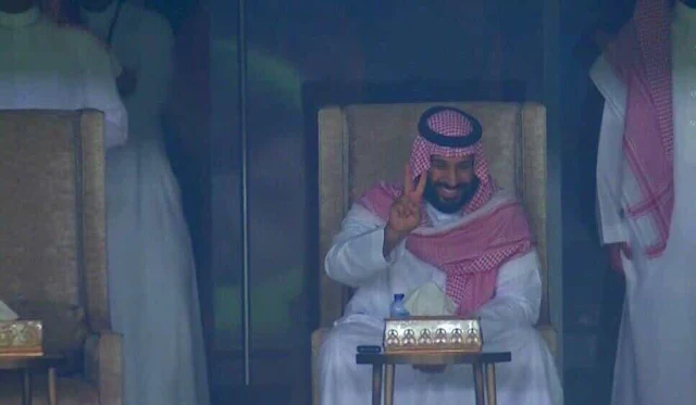 SAUDI CROWN PRINCE ON SAUDI SPOT IN WORLD CUP 2018