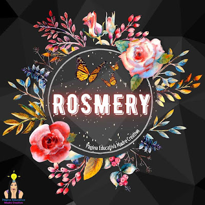 Solapín Nombre Rosmery en círculo de rosas gratis