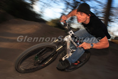 Chris Hale on the berm at Duncan Park.  Check out his website:  www.chris-hale.net.  Photo by Glennon Simmons