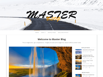 Wordpress Temaları Ücretsiz - 10 Tema  - Master Blog