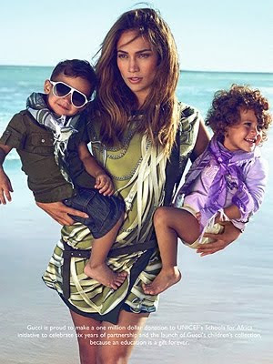 jennifer lopez kids gucci ad. for Gucci#39;s new children#39;s