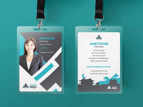 25 Contoh Desain ID Card Keren Untuk Inspirasi - GRAFIS 