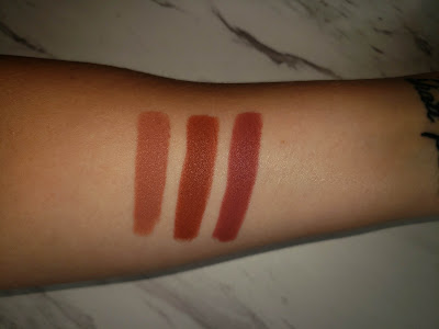 Review: ColourPop Matte Lux Lipsticks in Third Eye, Little League, and Money Moves