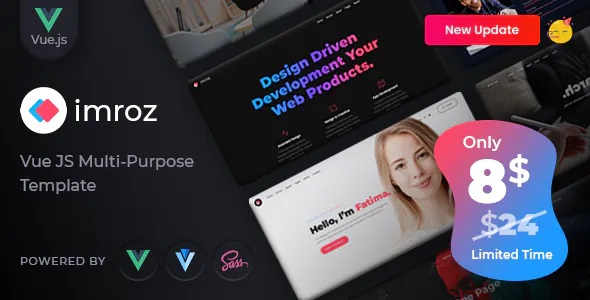 Best Creative Agency & Portfolio Multipurpose VueJS Template