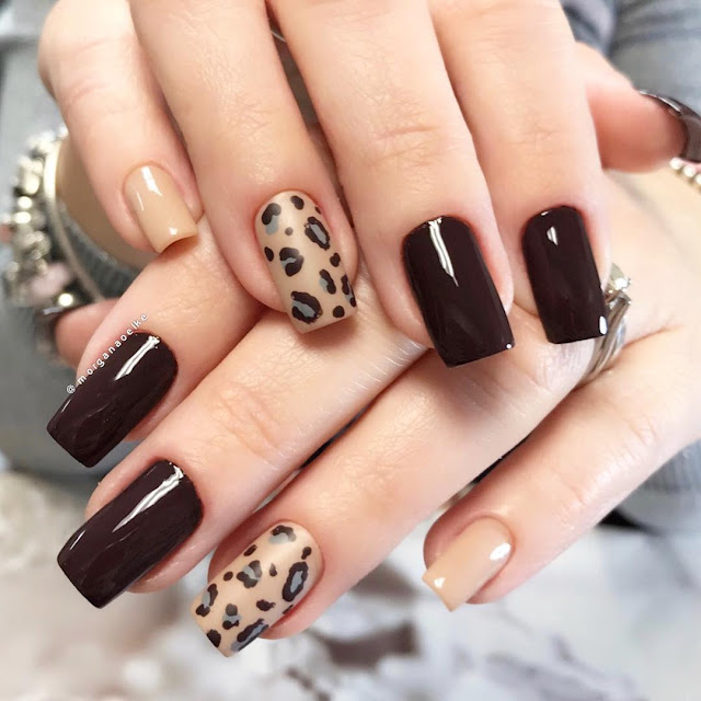 animal print nails 2019