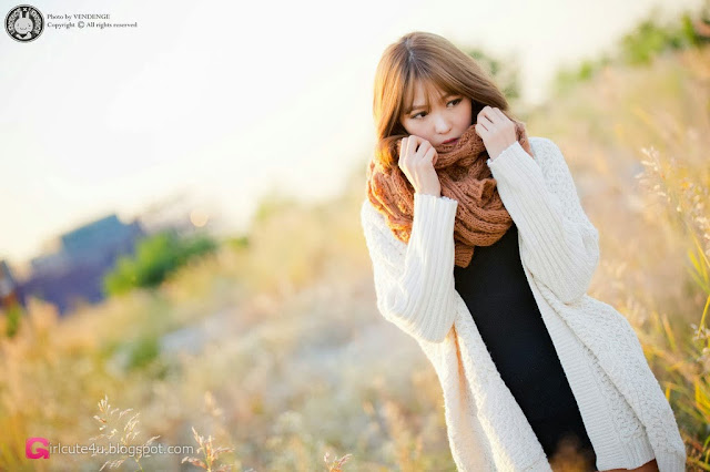 1 Lee Eun Hye in the sunset - very cute asian girl-girlcute4u.blogspot.com