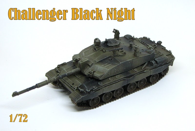 Gulumik Military Models: Challenger Black Night 1/72