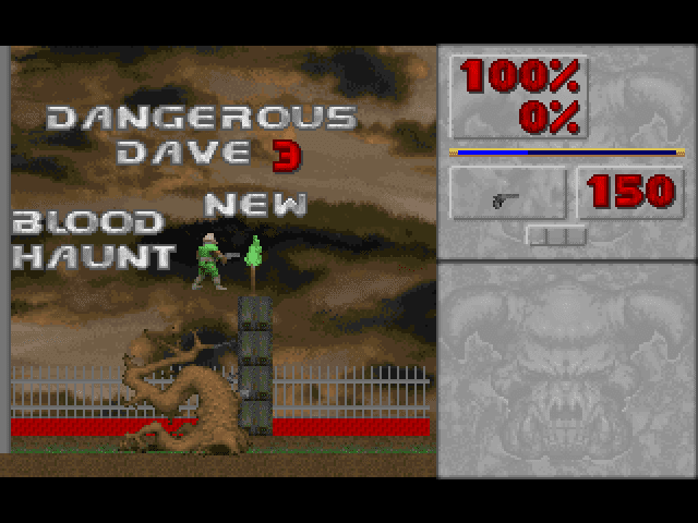 Doom 2D Haunted in Mansion ( Doom 2D Mod )