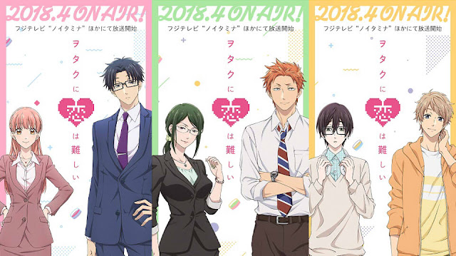 Wotakoi Anime character design