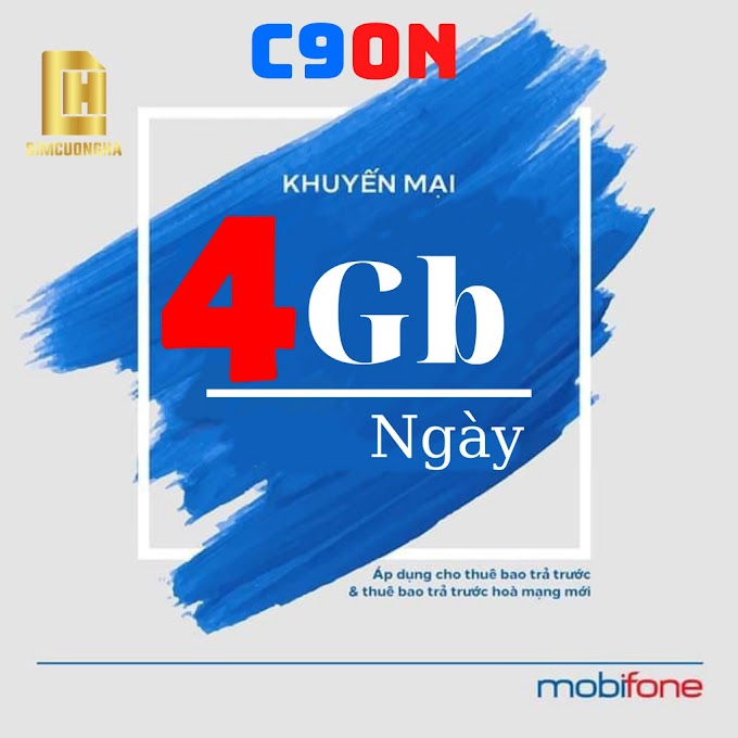 Sim mạng 4G c90n ❤ [4Gb/ngày] sim mobifone data tốc độ cao, nghe gọi không giới hạn - SIMCUONGHA