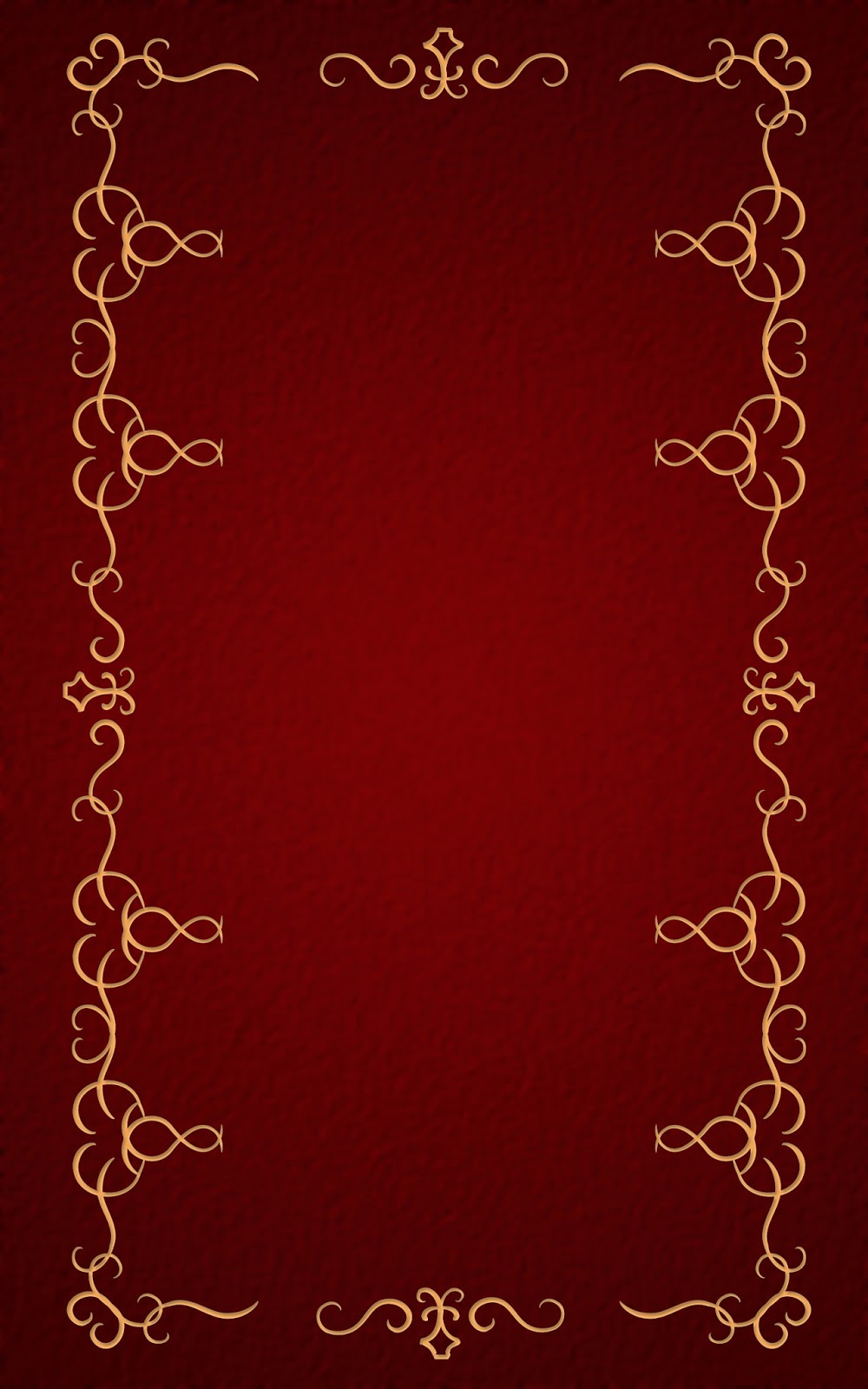 いーブックデザイン 電子書籍用表紙画像フリー素材 002 飾り罫 赤