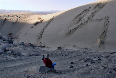 Columbia River sand dunes.