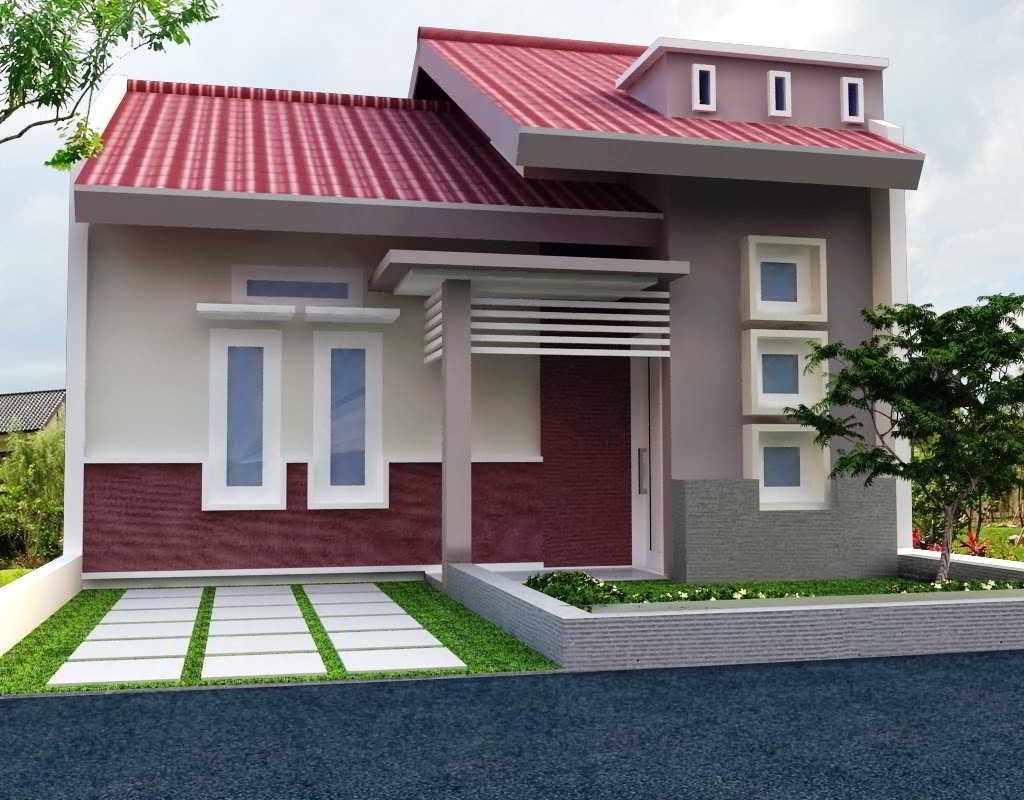 desain rumah plus warung<br />