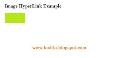 HTML Image HyperLink Example