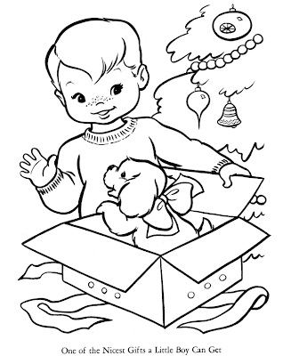 Coloring Pages Christmas Presents