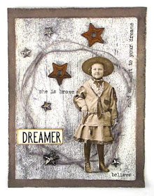 Tim Holtz Paper Dolls Tiny Text Idea-ology Stars for The Funkie Junkie Boutiqe