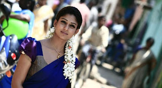 nayantara in half saree unseen pics