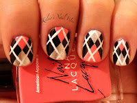 Argyle Plaid Nail Design