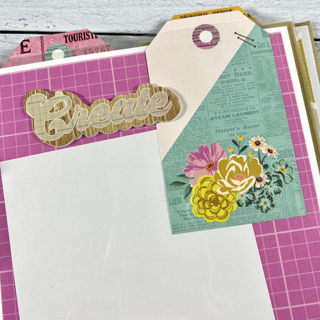 Creative Happy Girl Scrapbook page for crafting photos