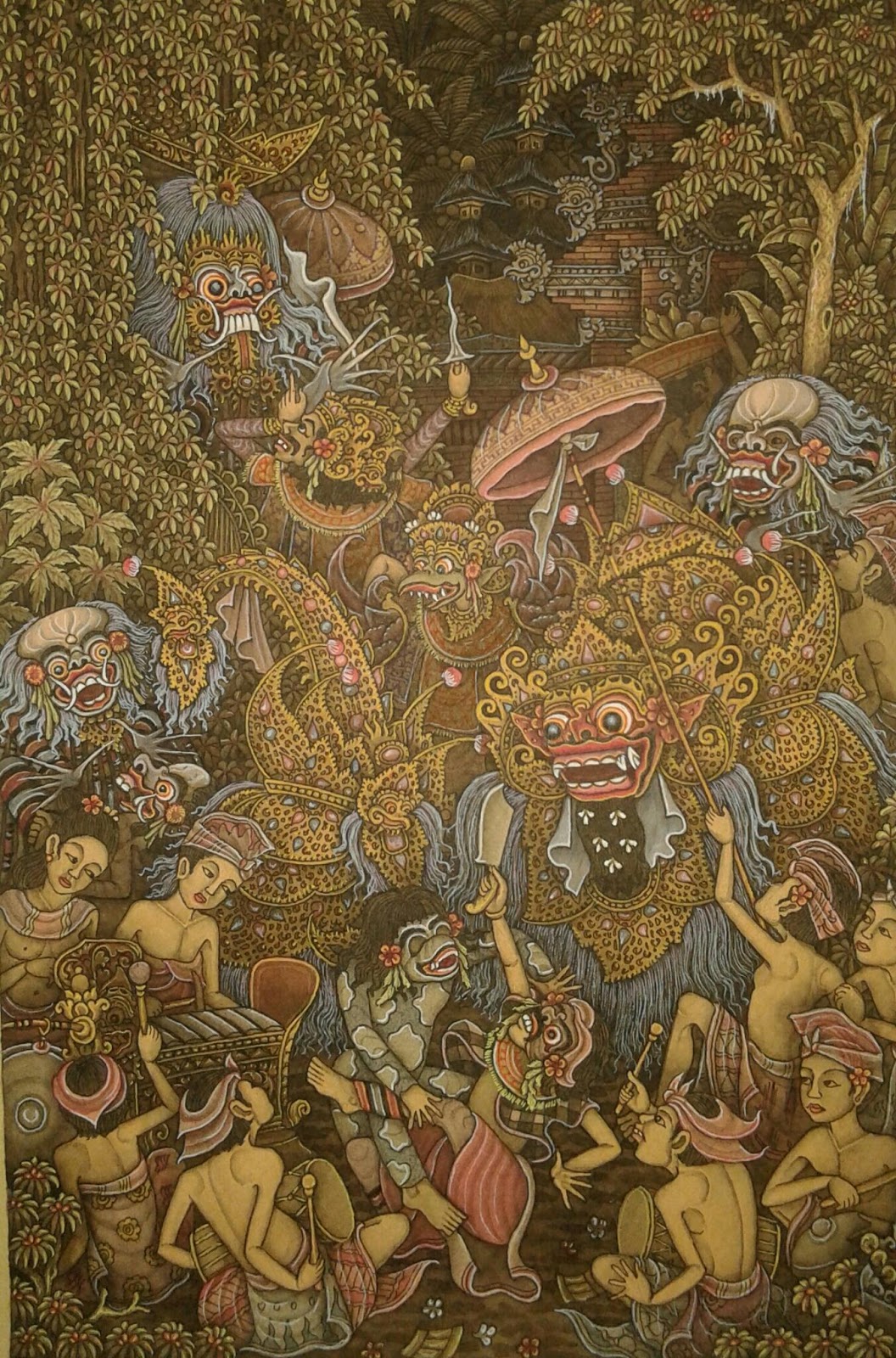 Dodik Art Colection Lukisan tradisional  keliki